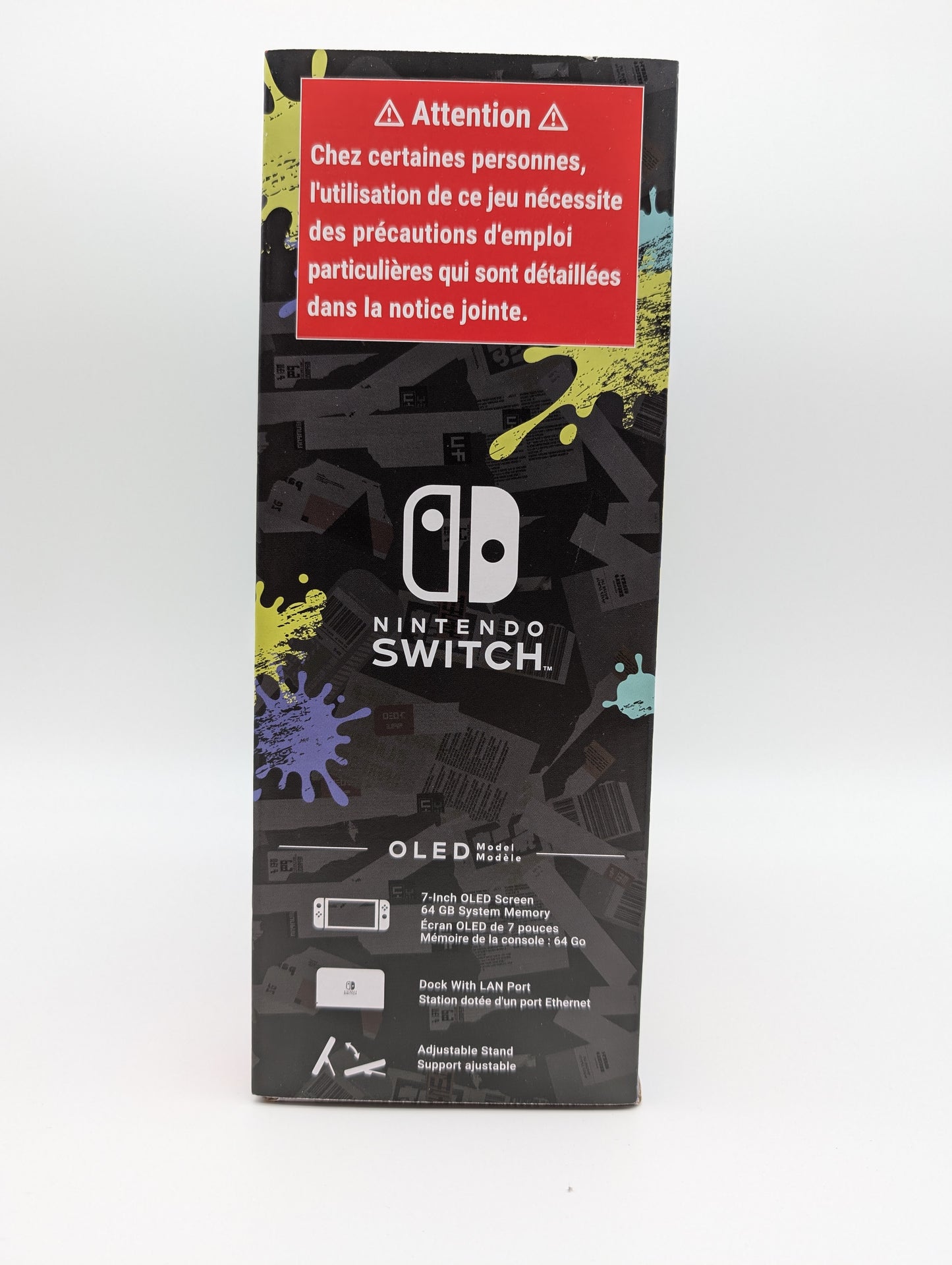 Nintendo Switch OLED - Splatoon 3 Edition schwarz/blau/gelb NEU