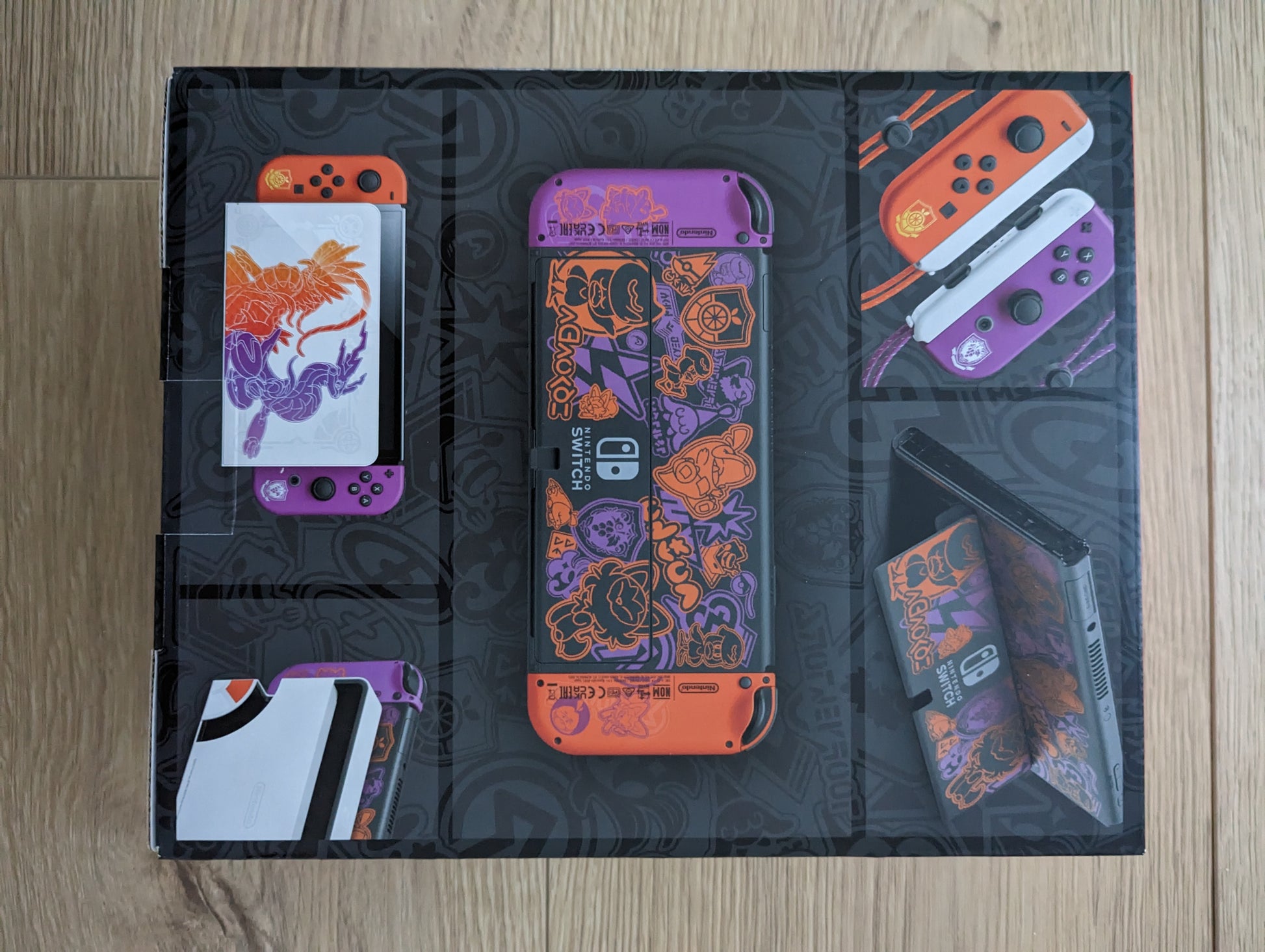Nintendo Switch Oled Karmesin Und Purpur Nintendo Switch OLED HEG-001 Pokémon Karmesin & Purpur Edition NEU