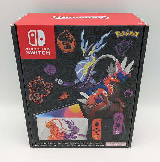 Nintendo Switch OLED HEG-001 Pokémon Karmesin & Purpur Edition NEU